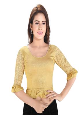 Women's Polyester Non Padded Stretchable Blouse 1