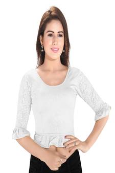 Women's Polyester Non Padded Stretchable Blouse