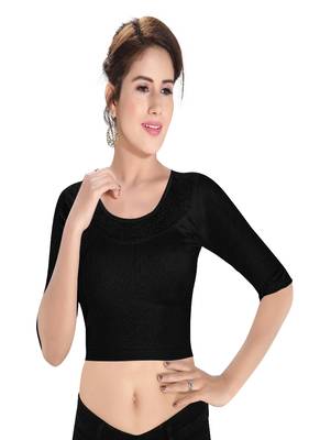 Women's Polyester Non Padded Stretchable Blouse 1