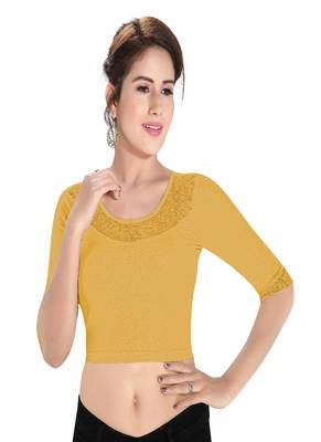 Women's Polyester Non Padded Stretchable Blouse 1