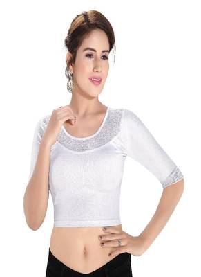 Muhenera Women's Polyester Non Padded Stretchable Blouse 1