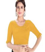 Women's Cotton Lycra Blend Non Padded Stretchable Blouse