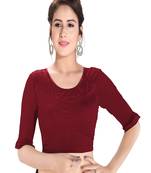 Women's Cotton Lycra Blend Non Padded Stretchable Blouse