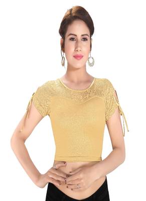 Women's Polyester Non Padded Stretchable Blouse 1