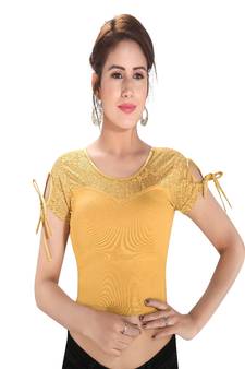 Women's Cotton Blend Non Padded Stretchable Blouse