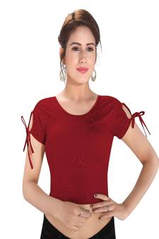 Women's Cotton Blend Non Padded Stretchable Blouse