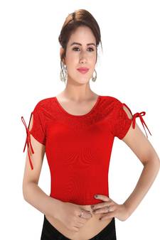 Women's Cotton Blend Non Padded Stretchable Blouse