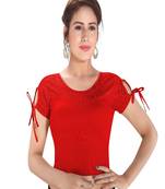 Women's Cotton Blend Non Padded Stretchable Blouse