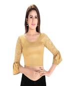 Women's Polyester Non Padded Stretchable Blouse