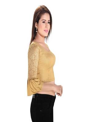 Women's Polyester Non Padded Stretchable Blouse 3