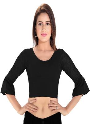 Women's Cotton Lycra Blend Non Padded Stretchable Blouse 1