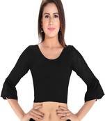 Women's Cotton Lycra Blend Non Padded Stretchable Blouse
