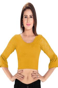 Women's Cotton Lycra Blend Non Padded Stretchable Blouse
