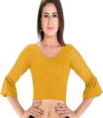 Women's Cotton Lycra Blend Non Padded Stretchable Blouse
