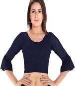 Women's Cotton Lycra Blend Non Padded Stretchable Blouse