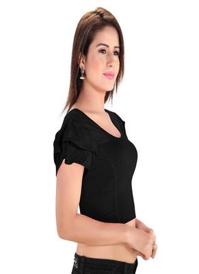 Women's Cotton Lycra Blend Non Padded Stretchable Blouse 3