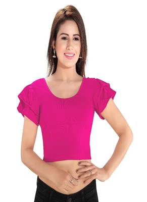 Women's Cotton Lycra Blend Non Padded Stretchable Blouse 1