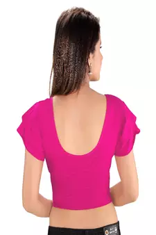 Women's Cotton Lycra Blend Non Padded Stretchable Blouse