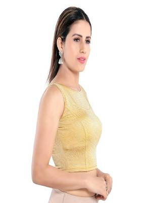 Women's Jacquard Non Padded Stretchable Blouse 3