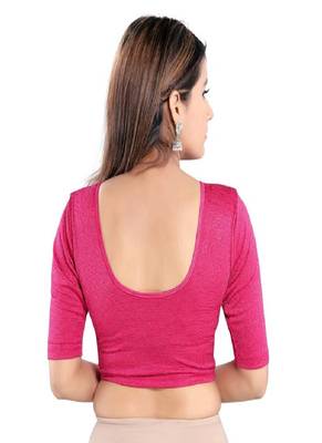 Women's Lycra Blend Non Padded Stretchable Blouse 2