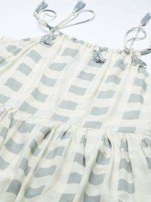 White printed cotton maxi-dresses 2