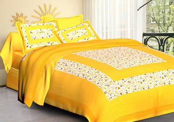 sanganeri printed double bedsheet 1