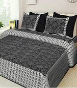 sanganeri printed double bedsheet