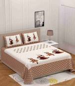 Jaipuri Printed Pure Cotton Double Bedsheets