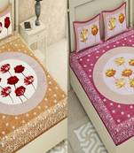 Sanganeri Printed Duble Bedsheet