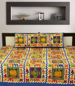 Jaipuri Printed Pure Cotton Double Bedsheets
