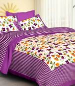 sanganeri printed double bedsheet