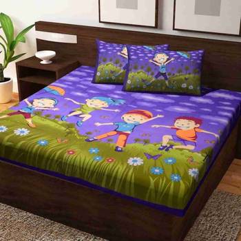 Jaipuri Printed Pure Cotton Double Bedsheets 1