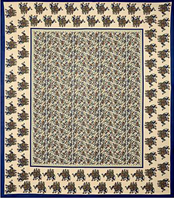 Jaipuri Printed Pure Cotton Double Bedsheets 2