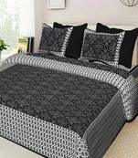 sanganeri printed double bedsheet