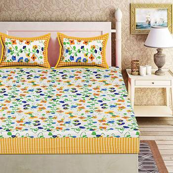 Sanganeri Printed Duble Bedsheet 2