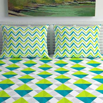 Sanganeri Printed Duble Bedsheet 2