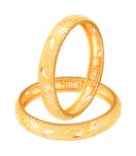 Sukai Jewels Ethnic Traditional Festive Wear Gold Plated Bangles for Women and Girls (Pack of 2)