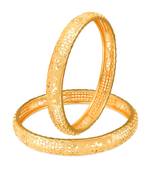 Sukai Jewels Ethnic Traditional Festive Wear Gold Plated Bangles for Women and Girls (Pack of 2)