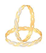 Sukai Jewels Ethnic Traditional Festive Wear Gold Plated Bangles for Women and Girls (Pack of 2)