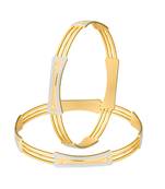 Sukai Jewels Ethnic Traditional Festive Wear Gold Plated Bangles for Women and Girls (Pack of 2)