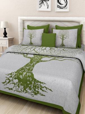 sanganeri printed double bedsheet 1