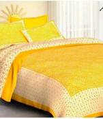 sanganeri printed double bedsheet