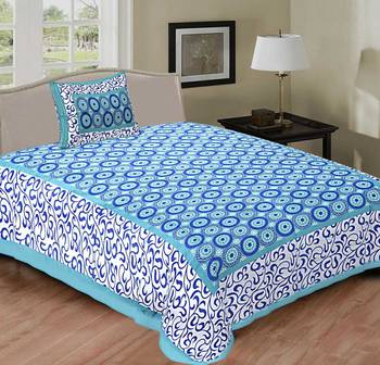 sanganeri printed double bedsheet 1