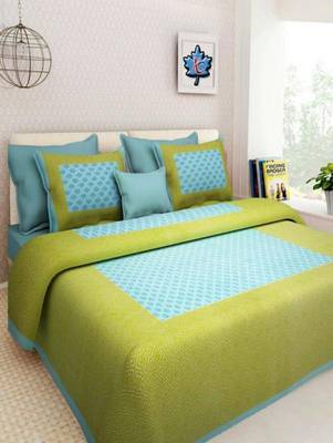 sanganeri printed double bedsheet 1