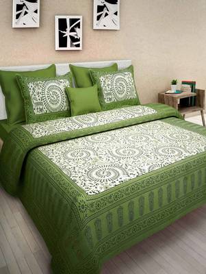 sanganeri printed double bedsheet 1