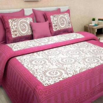 sanganeri printed double bedsheet 1
