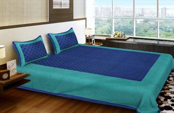 sanganeri printed double bedsheet 1