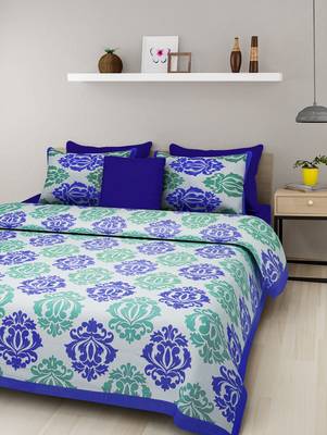 sanganeri printed double bedsheet 1