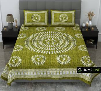 Sanganeri Printed Duble Bedsheet 1