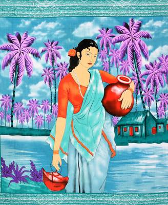 Sanganeri Printed Duble Bedsheet 2